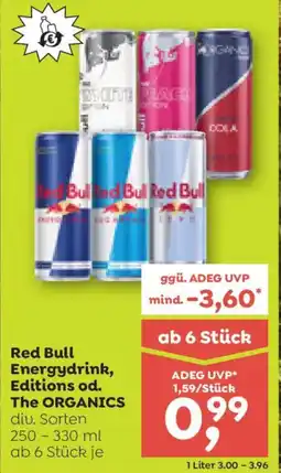 ADEG Red bull energydrink, editions od. the organics Angebot