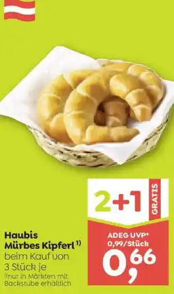 ADEG Haubis Mürbes Kipferl Angebot