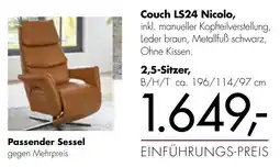 Polstermöbel Fischer Couch LS24 Nicolo Angebot