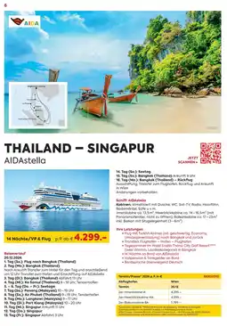 Billa Reisen Thailand - singapur Angebot