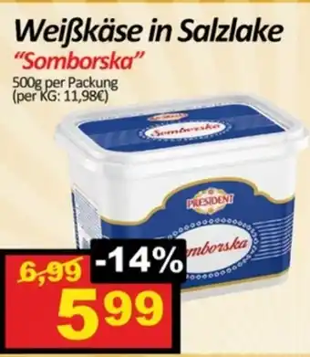 Wurstico Weiẞkäse in Salzlake Somborska Angebot