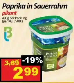 Wurstico Paprika in Sauerrahm Angebot
