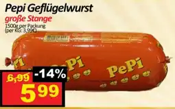 Wurstico Pepi Geflügelwurst Angebot