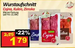 Wurstico Wurstaufschnitt Cajna, Kulen, Zimska Angebot