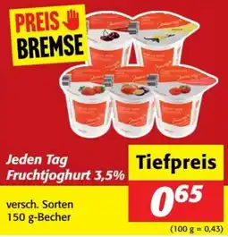 Nah&Frisch Jeden Tag Fruchtjoghurt 3.5% Angebot