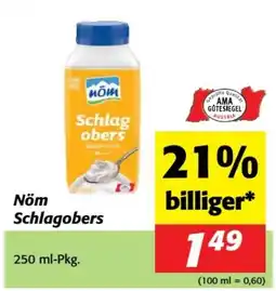 Nah&Frisch Nöm Schlagobers Angebot