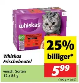 Nah&Frisch Whiskas Frischebeutel Angebot