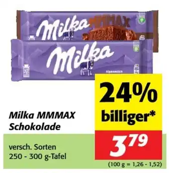 Nah&Frisch Milka MMMAX Schokolade Angebot