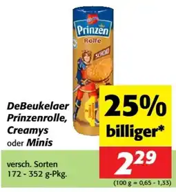 Nah&Frisch DeBeukelaer Prinzenrolle, Creamys oder Minis Angebot