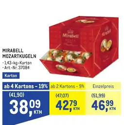 Metro Mirabell mozartkugeln Angebot