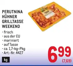 Metro Perutnina hühner grilltasse weekend Angebot