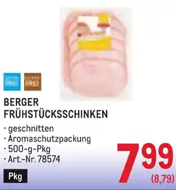 Metro Berger frühstücksschinken Angebot