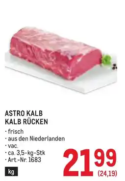 Metro Astro kalb kalb rücken Angebot