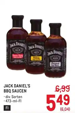 Metro Jack daniel's bbq saucen Angebot