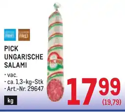 Metro Pick ungarische salami Angebot