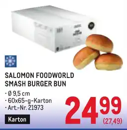Metro SALOMON FOODWORLD SMASH BURGER BUN Angebot