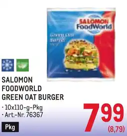Metro Salomon foodworld green oat burger Angebot