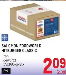 Metro Salomon foodworld hitburger classic Angebot