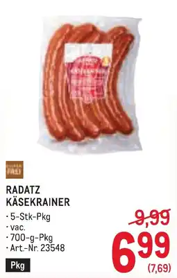 Metro Radatz käsekrainer Angebot