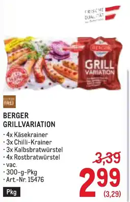Metro Berger grillvariation Angebot
