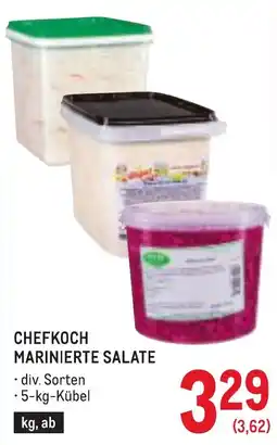 Metro Chefkoch marinierte salate Angebot