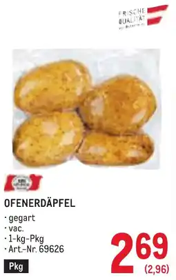 Metro Ofenerdäpfel Angebot