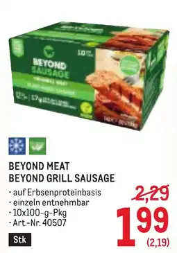 Metro Beyond meat beyond grill sausage Angebot