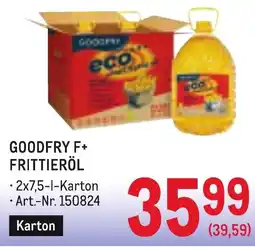 Metro Goodfry f+ frittieröl Angebot