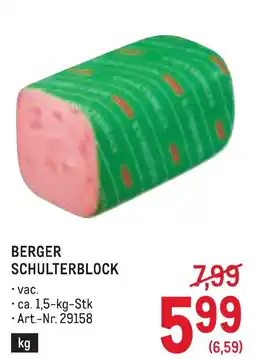 Metro Berger schulterblock Angebot