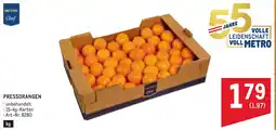 Metro Pressorangen Angebot