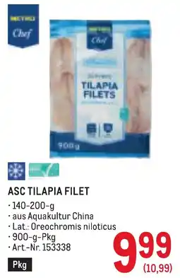 Metro Asc tilapia filet Angebot