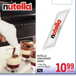 Metro Nutella nuss nougat creme Angebot