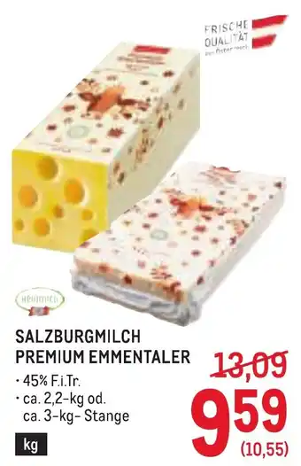 Metro Salzburgmilch premium emmentaler Angebot
