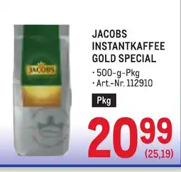 Metro Jacobs instantkaffee gold special Angebot