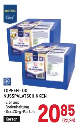 Metro Topfen- od. nusspalatschinken Angebot
