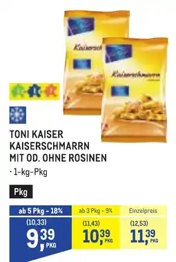 Metro Toni kaiser kaiserschmarrn mit od. ohne rosinen Angebot