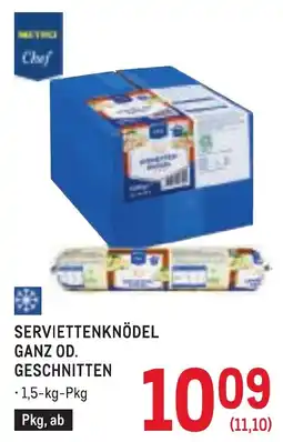 Metro Serviettenknödel ganz od. geschnitten Angebot