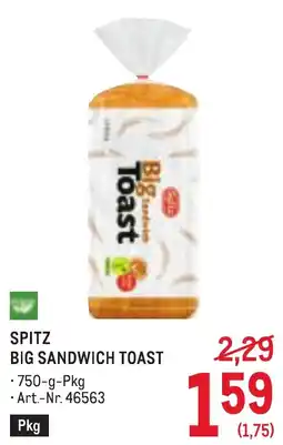 Metro Spitz big sandwich toast Angebot