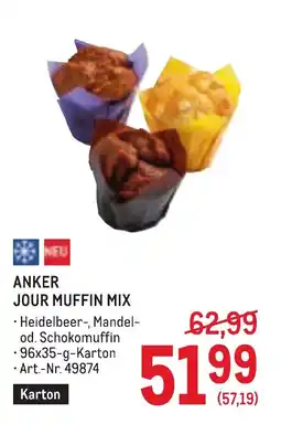 Metro Anker jour muffin mix Angebot