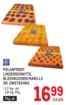 Metro Polarfrost linzerschnitte, blechkuchen marille od. zwetschke Angebot