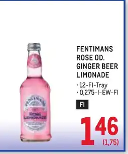 Metro Fentimans rose od. ginger beer limonade Angebot