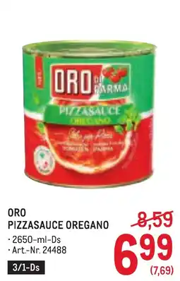 Metro Oro pizzasauce oregano Angebot