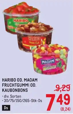 Metro Haribo od. maoam fruchtgummi od. kaubonbons Angebot