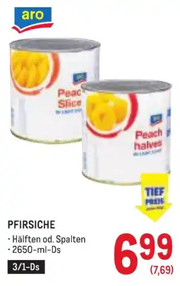 Metro Pfirsiche Angebot