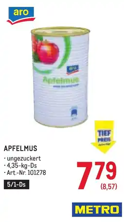 Metro Apfelmus Angebot