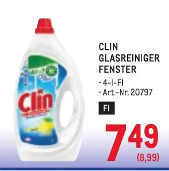 Metro Clin glasreiniger fenster Angebot