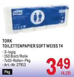 Metro Tork toilettenpapier soft weiss t4 Angebot