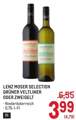 Metro Lenz moser selection grüner veltliner oder zweigelt Angebot