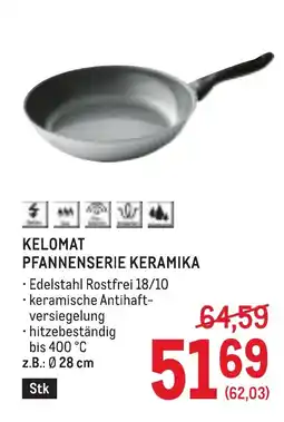Metro Kelomat pfannenserie keramika Angebot