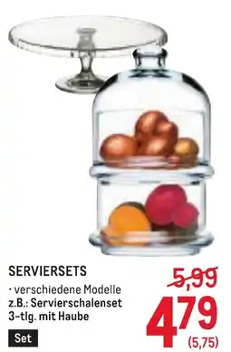 Metro Serviersets Angebot